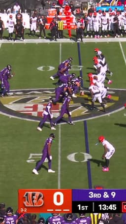 Zay Flowers Scores 48-Yard TD vs. Bengals
