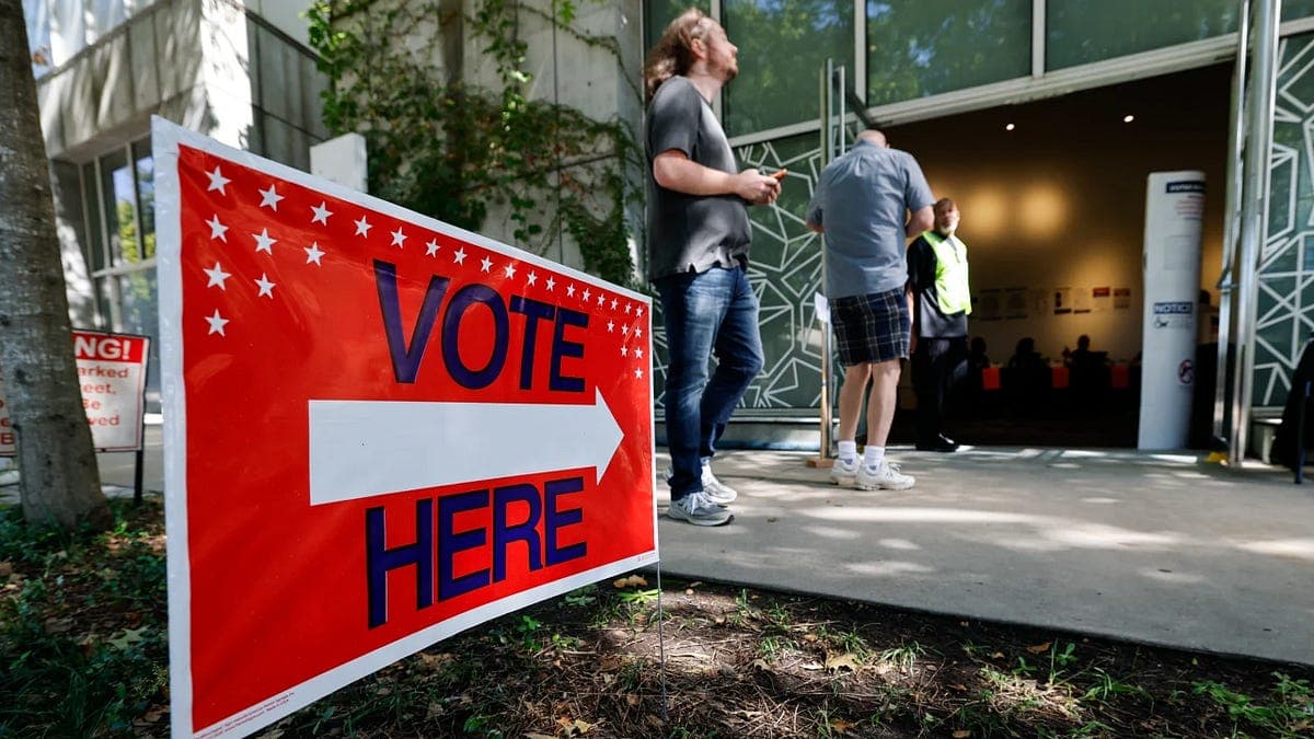 Georgia’s most Republican counties lagged during first day of early voting