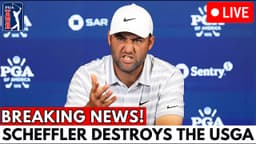 PGA TOUR IN CHAOS! Scottie Scheffler FIRES BACK at US ...
