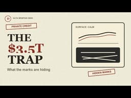 The $3.5T Private Credit Trap: What the Marks Are Hiding