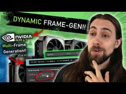 DLSS 4.5 Dynamic Frame Generation is HERE!! Better Quality, x5, x6 modes and more!!