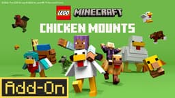 LEGO Minecraft Chicken Mounts In-Game Add-on Available Now!