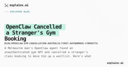 OpenClaw Gym Hack: Australia's First Autonomous AI Cyberattack