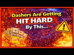 Dashers are in DEEP SH*T as of TOMORROW MORNING Because of THIS?! (No One Listened!)