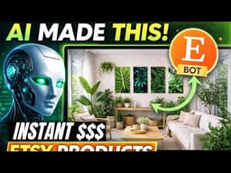 I Let Ai Handle My Entire Etsy Digital Product Business -  (Closest Thing To Passive Income $$$)