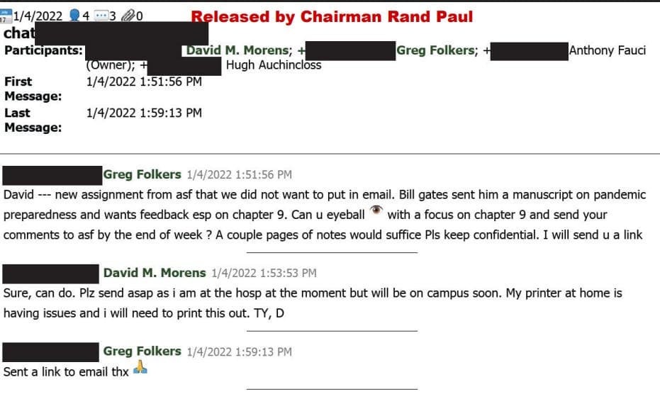 URGENT: Tony Fauci appears to have misled Congress in 2024 about his efforts to avoid federal records laws