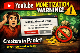 YouTube's New Monetization Update (July 2026): What "Unsatisfying or Off-Putting Content" Means for AI Creators | No Time