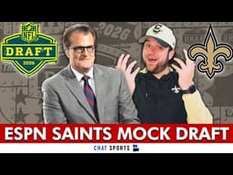Saints Draft Rumors: REACTING To Saints Mock Draft From ESPN’s Mel Kiper Jr. & MORE!