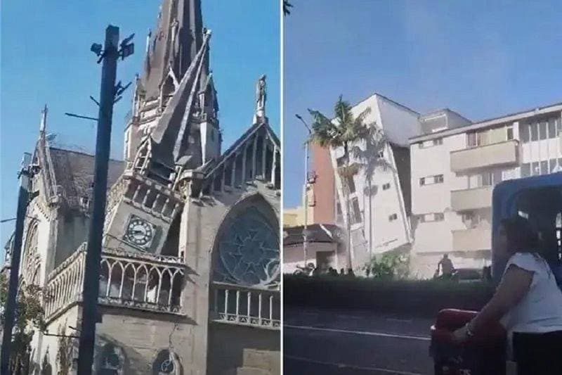 哥倫比亞新總統上任4天遇7.4強震逾50死！樓塌壓死人影像曝光| 鏡報