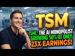 TSMC: The AI Monopolist Growing 50% at Only 23x Earnings! TSM Stock Analysis
