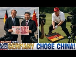 “After Trump’s 200% Tariffs Spark Tensions, Germany Begins Seeking Stronger Support from China.”