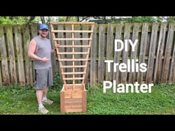 How to Build a Planter with a Trellis