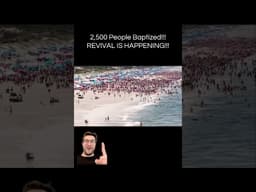 2,500 People Baptized 😱 #christian #baptism #revival