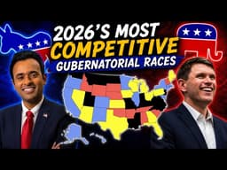 Ranking EVERY 2026 Governor's Race By How Competitive It Is (June 3, 2026)