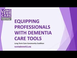Dementia Care in the Community Training Program: Professionals