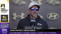 @Ravens: Coach Minter announces Tavius Robinson has a season-ending injury and Jaylinn Hawkins will be out th...