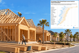 Affordability is so stretched that more homebuilder sales now rely on FHA loans