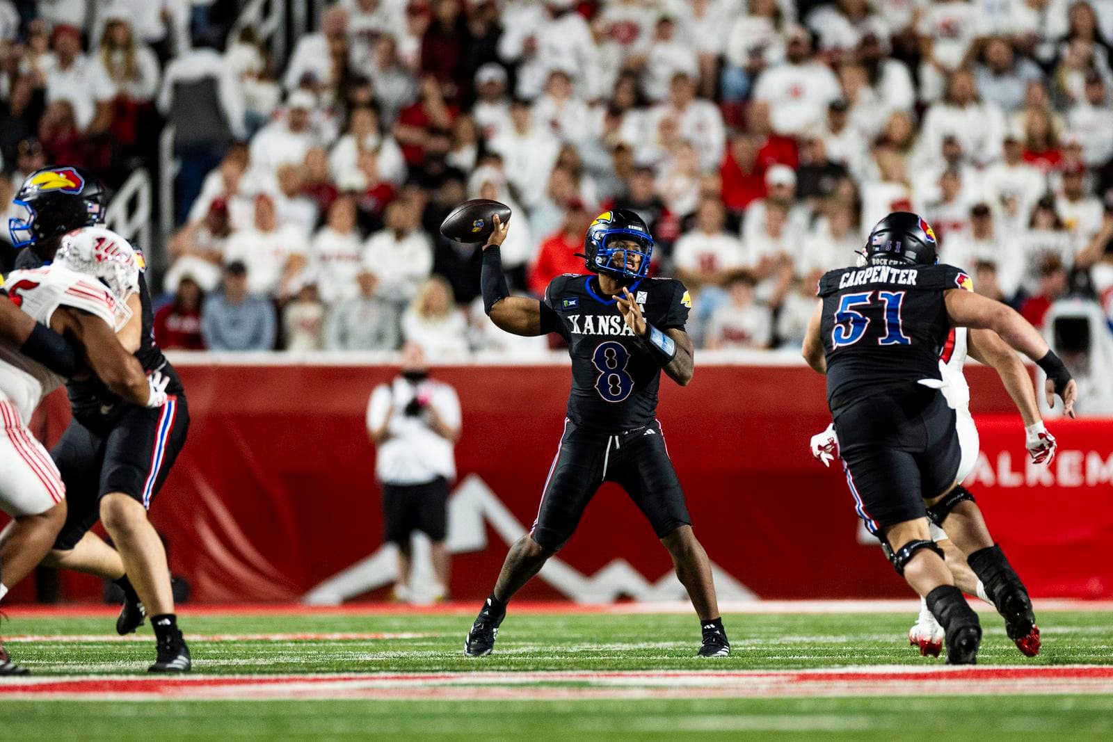 Jayhawks Battle No. 12 Utah, Fall 41-24 - University of Kansas