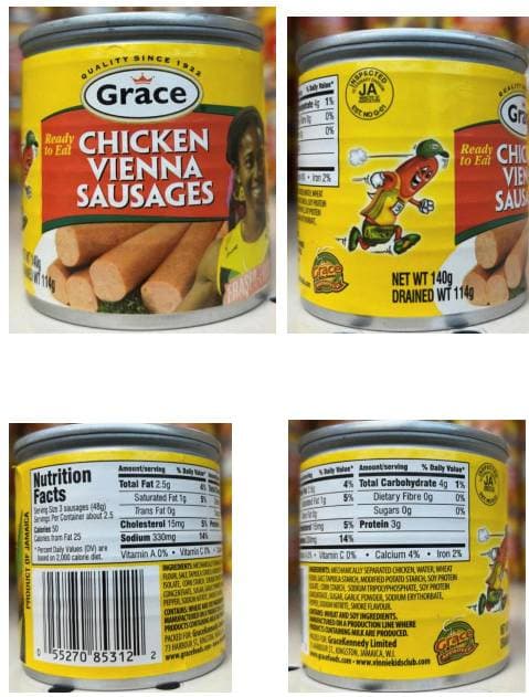 Vienna-Style Canned Chicken Public Health Alert