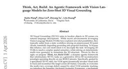 Think, Act, Build: An Agentic Framework with Vision Language Models for Zero-Shot 3D Visual Grounding