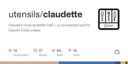GitHub - utensils/claudette: Claude's missing better half