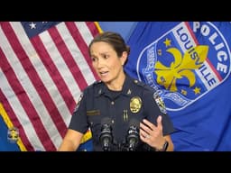 LMPD OIS News Conference from W. Whitney Ave. on 5/14/26