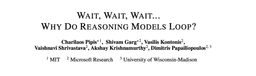 @real_asli reposted: 1/ New paper! "Wait, Wait, Wait… Why Do Reasoning Models Loop?"

Under greedy/lo...