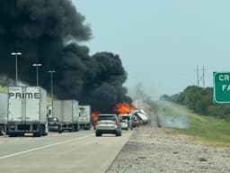 Two dead after Turner Turnpike fiery crash involving horse ...
