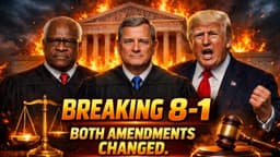 BREAKING: Supreme Court's 8-1 Decision Just Rewrote the Rules on 1st & 2nd Amendment Rights