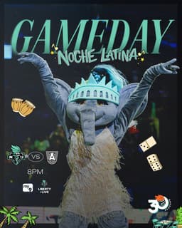 @nyliberty: ¡Nueva York! ¡Feliz día de juego!🔥

🆚 @AtlantaDream 
⌚️ 8pm/ET
📺 my9 | LIBERTY LIVE 📲

#SEAFOAMSZN |...