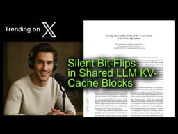 Silent Bit-Flips in Shared LLM KV-Cache Blocks
