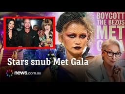 Stars snub Met Gala amid Jeff Bezos backing controversy