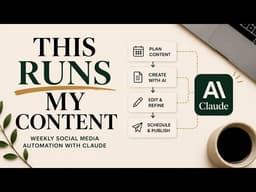 How To Set Up A Weekly Social Media Content Creation Automation With Claude