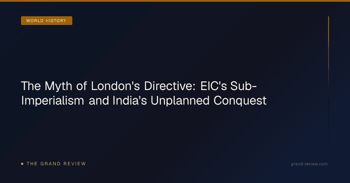 The Myth of London's Directive: EIC's Sub-Imperialism and…