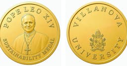 New Pope Leo XIV medal from Villanova honors care for ...