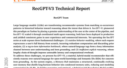 RecGPT-V3 Technical Report