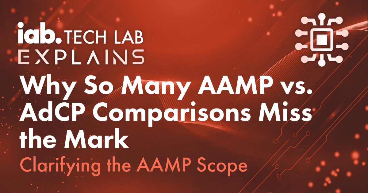 Clarifying the AAMP Scope for Agentic Advertising