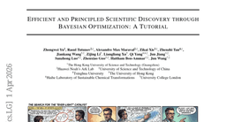 Efficient and Principled Scientific Discovery through Bayesian Optimization: A Tutorial