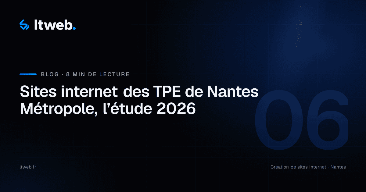 Sites internet des TPE de Nantes Métropole, l'étude 2026 - LTWeb