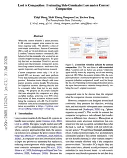 @omarsar0 reposted: A great read if you an AI dev.

Current context compactors retain 17% of the sta...