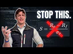 Stop Using the Sharpe Ratio Until You Watch This