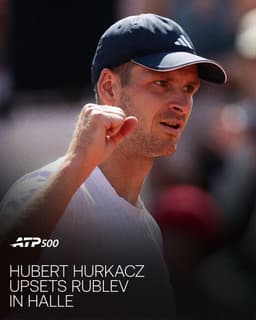 @atptour: Nothing could faze @HubertHurkacz today! ❤️‍🔥

@ATPHalle | #TWO26 https://t.co/26vNBoFEKE