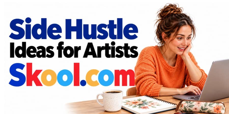 Side Hustle Ideas for Artists: Is Skool.com Worth it?