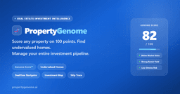 PropertyGenome — Real Estate Investment Intelligence Platform