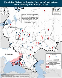 @TheStudyofWar: Key Takeaway: Ukraine’s long- and intermediate-range strike campaigns against Russian energy and log...