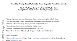OceanPile: A Large-Scale Multimodal Ocean Corpus for Foundation Models