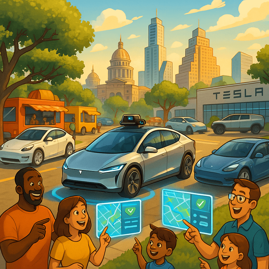 Cybercab Launch and Robotaxi Fleet in Austin