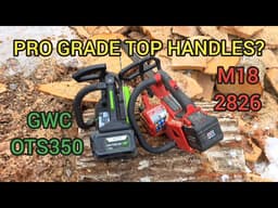 Greenworks commercial vs Milwaukee Fuel tophandle #OTS350 #ope #battery #chainsaw #best #cordless