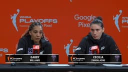 @WNBA: Team first mindset 👍

Gabby shares how the Valks defense fueled their offensive production, shot sel...