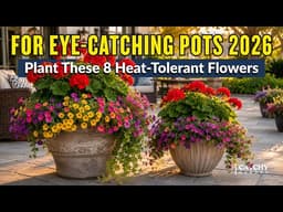 8 Heat-Tolerant Annual Flowers for Eye-Catching Pots in Summer 2026 🔥